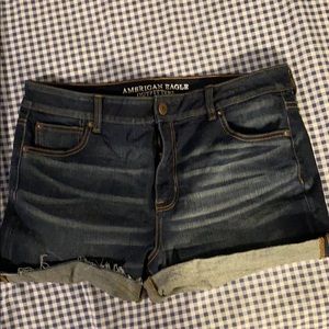 American Eagle X4 360 Super Stretch hi-rise shorts